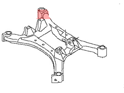 Nissan 55400-ZZ60A Member Complete - Rear Suspension