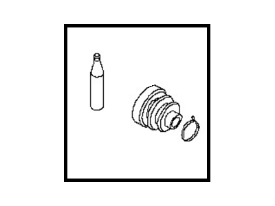 Nissan 39741-7S026 Repair Kit-Dust B00T, Inner