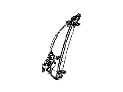 Nissan 80720-1KA0A Regulator Assembly - Door Window, RH