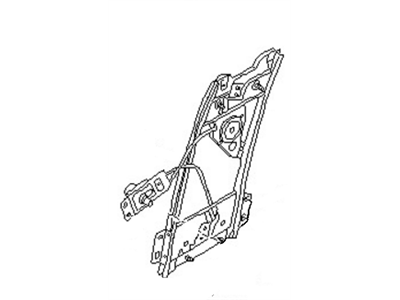 Nissan 80701-35F10 Regulator Door Window LH