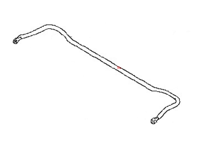 Nissan 56230-69Y00 Bar-TORSION, Rear STABILIZER