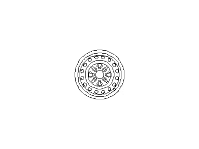 Nissan 40300-52Y00 Wheel Assy-Disc