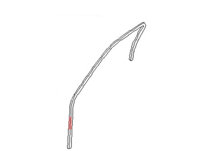 Nissan 76921-9E003 Weatherstrip-Body Side, RH