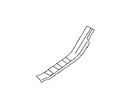 Nissan 769B6-EA002 Plate-Kicking, Rear RH