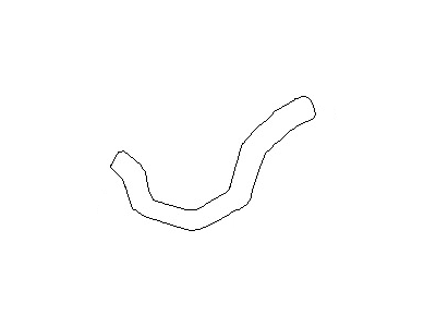 Nissan 92400-1E400 Hose-Front Heater, 1