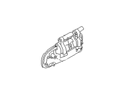 Nissan 80606-4Z302 Front Door Outside Handle Assembly, Right