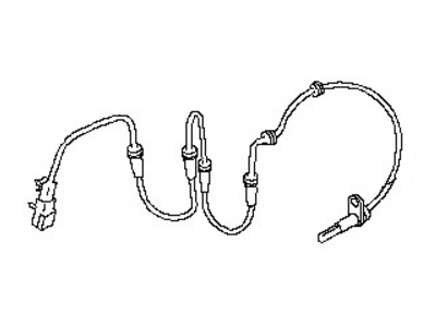 Nissan 47910-1NF0B Sensor Assembly-Anti SKID, Front