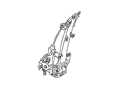 Infiniti 82721-40U00 Door Window Regulator Assembly, Left