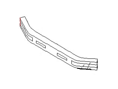 Nissan 62030-53U30 Reinforce-Front Bumper Center, Inner