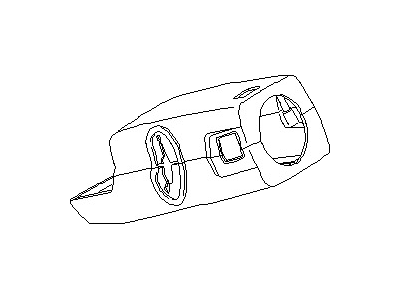 Nissan 48470-75P10 Cover Set-Steering Column