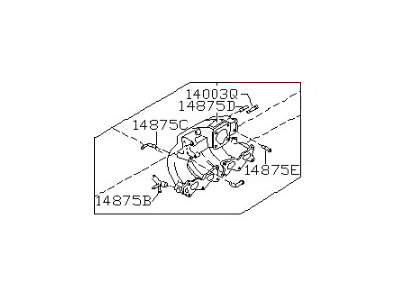 Nissan 14001-85M00 Manifold-Intake