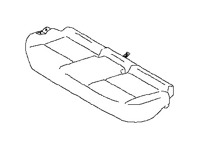 Nissan 88320-5B064 Trim Assembly Cushion, Rear Seat
