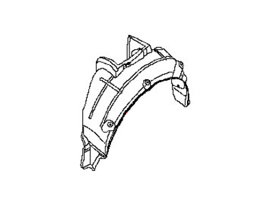 Nissan 76747-3LM0C Protector-Rear Wheel House, LH
