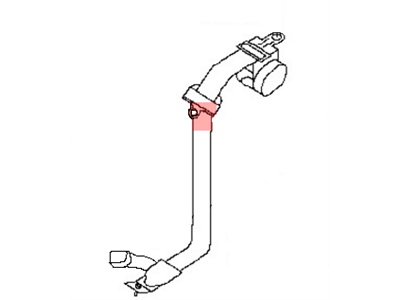 Nissan 88843-JA08A Rear Seat Buckle Belt Assembly