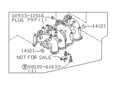 Nissan 14001-1E405 Manifold Assembly Intake