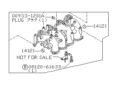 Nissan 14001-5E500 Manifold Assy-Intake