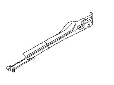 Nissan 76851-ZB710 Cover-Sill, LH