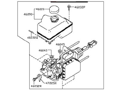Nissan 46010-1PA8A Cylinder Brake Master