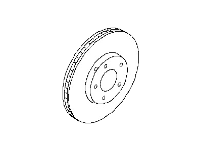 Nissan 40206-3S600 Rotor-Disc Brake, Front