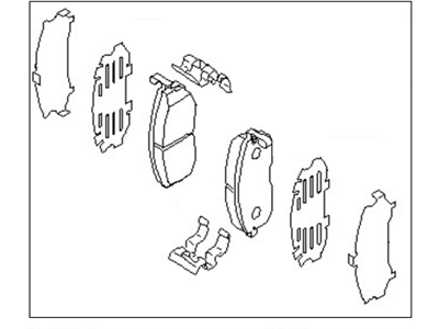 Nissan 41080-5Y725 Disc Brake Kit