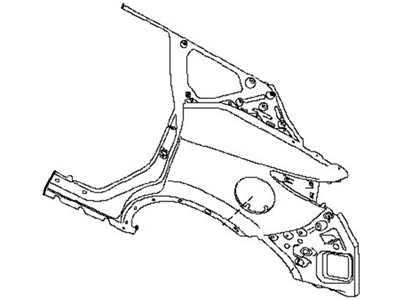 Nissan 78112-5AA0A Fender Assy-Rear, RH