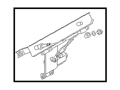 Nissan B8700-41G00 Motor Rear Windshield WIPER