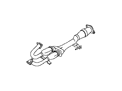 Infiniti 20020-3Y400 Front Exhaust Tube Assembly