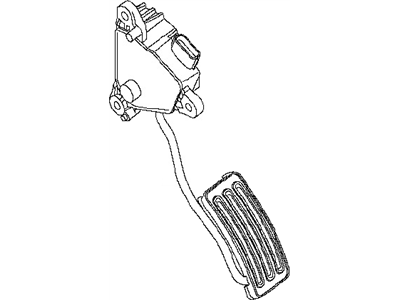 Nissan 18002-ZE80A Lever Complete-Accelerator, W/DRUM