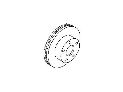 Infiniti 40206-EG000 Rotor-Disc Brake, Front