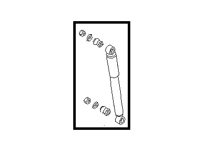 Nissan 56200-7Z225 ABSORBER Kit-Shock, Rear