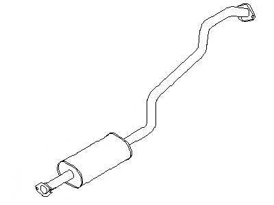 Nissan 20300-4Z700 Exhaust, Sub Muffler Assembly