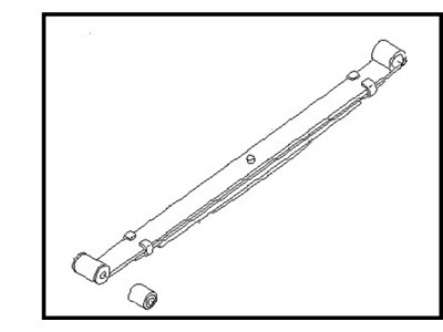 Nissan 55020-3S505 Spring Assy-Leaf, Rear