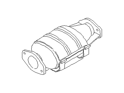 Nissan 20802-61A28 Catalytic Converter With Shelter