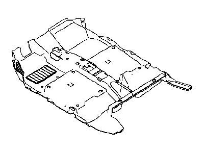 Nissan 74902-CF52A Carpet Assy-Floor