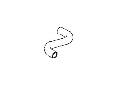 Nissan 21501-JF00A Hose-Radiator, Upper