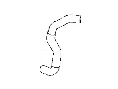 Nissan 21503-JF00A Hose-Radiator, Lower