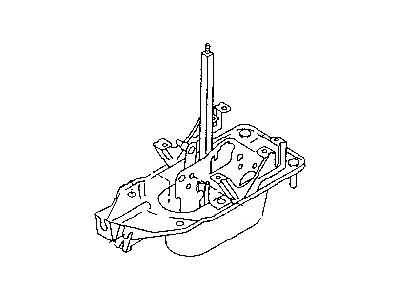 Nissan 34904-3NF0B Bracket Complete-Control Lever