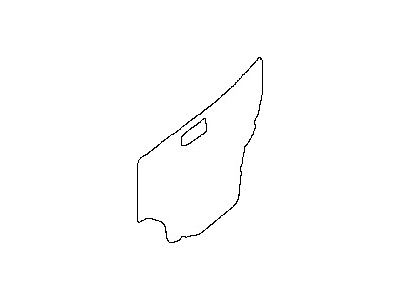 Nissan 80860-3LM0B Screen-Sealing, Front