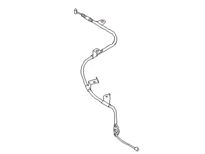 Nissan 36531-9E000 Cable Assy-Brake, Rear LH