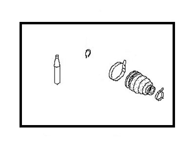 Infiniti 39241-10E86 Repair Kit-Dust Boot, Outer