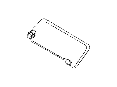 Infiniti 96400-7S00A Passenger Sun Visor Assembly