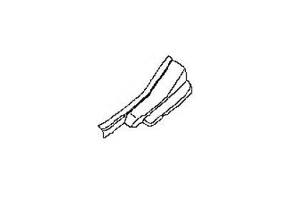 Nissan 769B7-ET000 Plate-Kicking, Rear LH