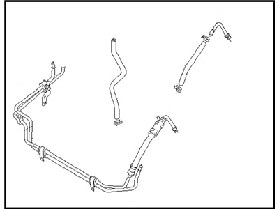Nissan 49721-9Z016 Hose & Tube Assy-Power Steering