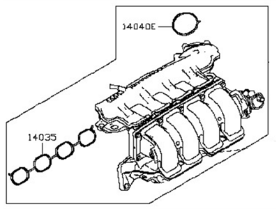 Nissan 14001-3RC6B Manifold-Intake