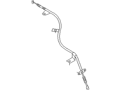 Nissan 36531-64Y00 Cable Assy-Brake, Rear LH