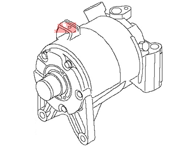 Nissan 92610-JP00C Compressor Wo Cl