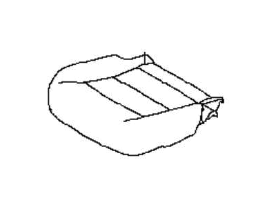 Nissan 87310-6CC2A Trim & Pad Assy-Cushion, Front Seat
