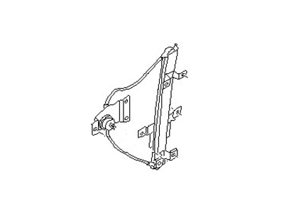 Nissan 80700-50A10 Regulator Assy-Door Window, Rh