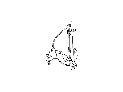 Nissan 82720-0E700 Regulator Door Window Rh
