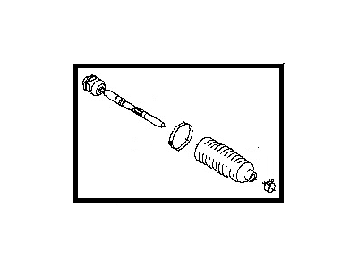 Nissan D8521-JD00B Socket Kit-Tie Rod, Inner